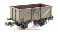 377-227F Graham Farish BR 16T Steel Mineral Wagon number B161589 in BR Grey livery with Top Flap Doors and weathered finish